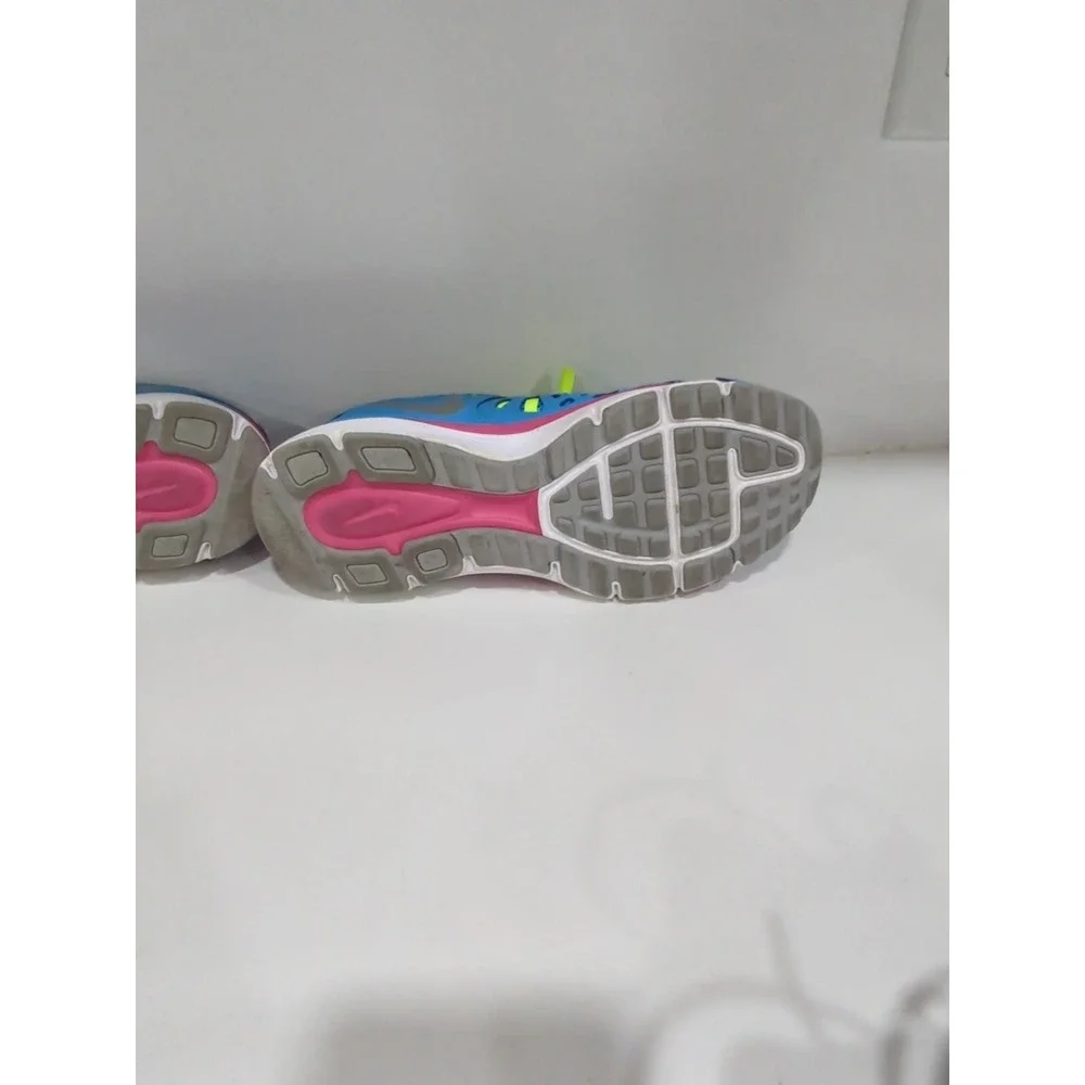 Nike Revolution 2 Youth Running Shoes Blue Pink Green 599763-401 Size 6Y